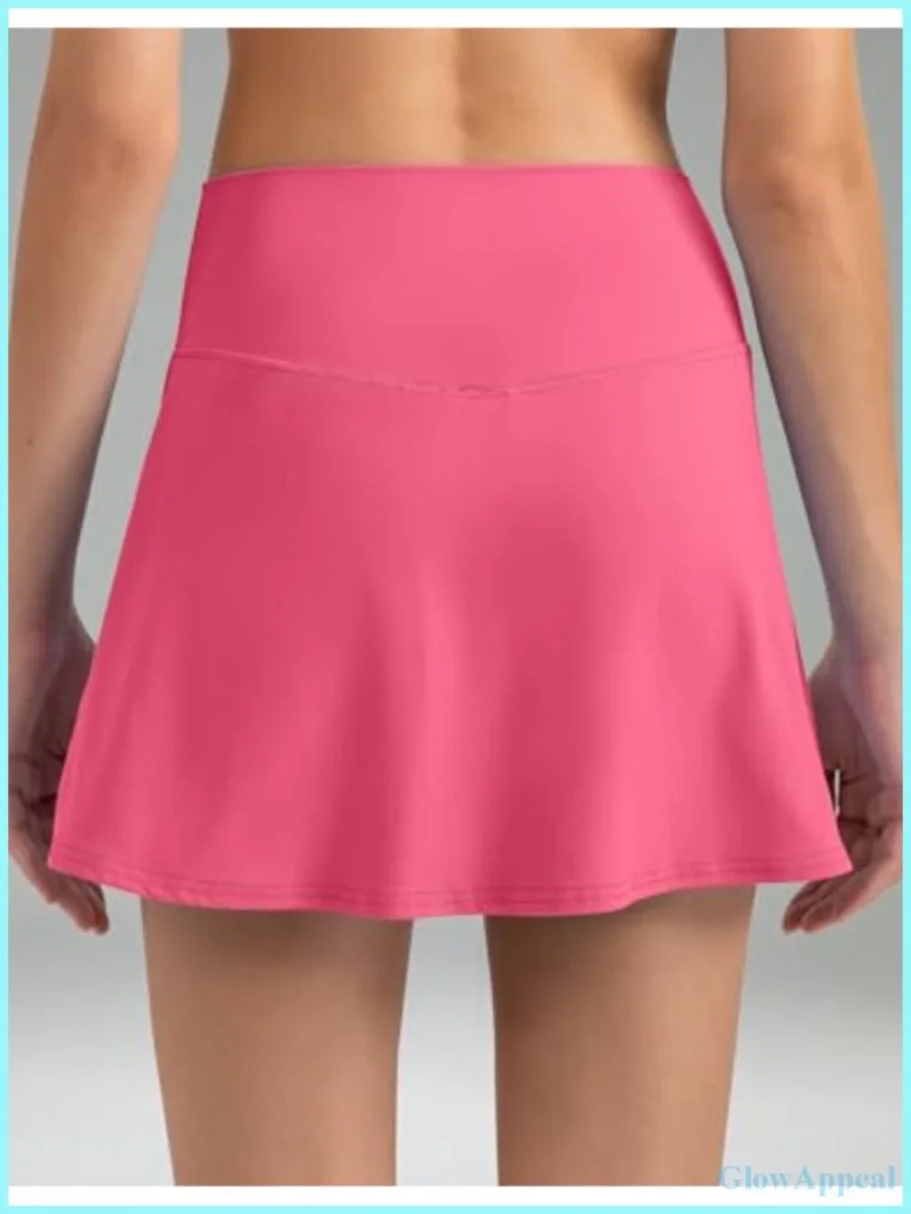 High Rise Athletic Golf Tennis Skort with Built-in Shorts and Pockets for Women
